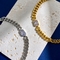 Collar personalizado de acero inoxidable CZ Gold Collar de cadena de eslabones cubanos de Miami