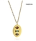 Collar con colgante de etiqueta de piedra preciosa tricolor de joyería de oro CZ de 14k a la moda