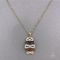 Conjunto de pulsera de collar de diamantes de imitación de nido de abeja K joyería de acero inoxidable chapada en oro