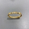 Abeja mi pulsera de acero inoxidable del corchete del brazalete de los diamantes artificiales del oro de Honey Series 18k
