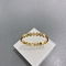 Abeja mi pulsera de acero inoxidable del corchete del brazalete de los diamantes artificiales del oro de Honey Series 18k